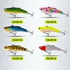 6Pcs Fishing Lure Vibration Artificial Hard Baits 7cm 16g Swimbait Fishing Bait