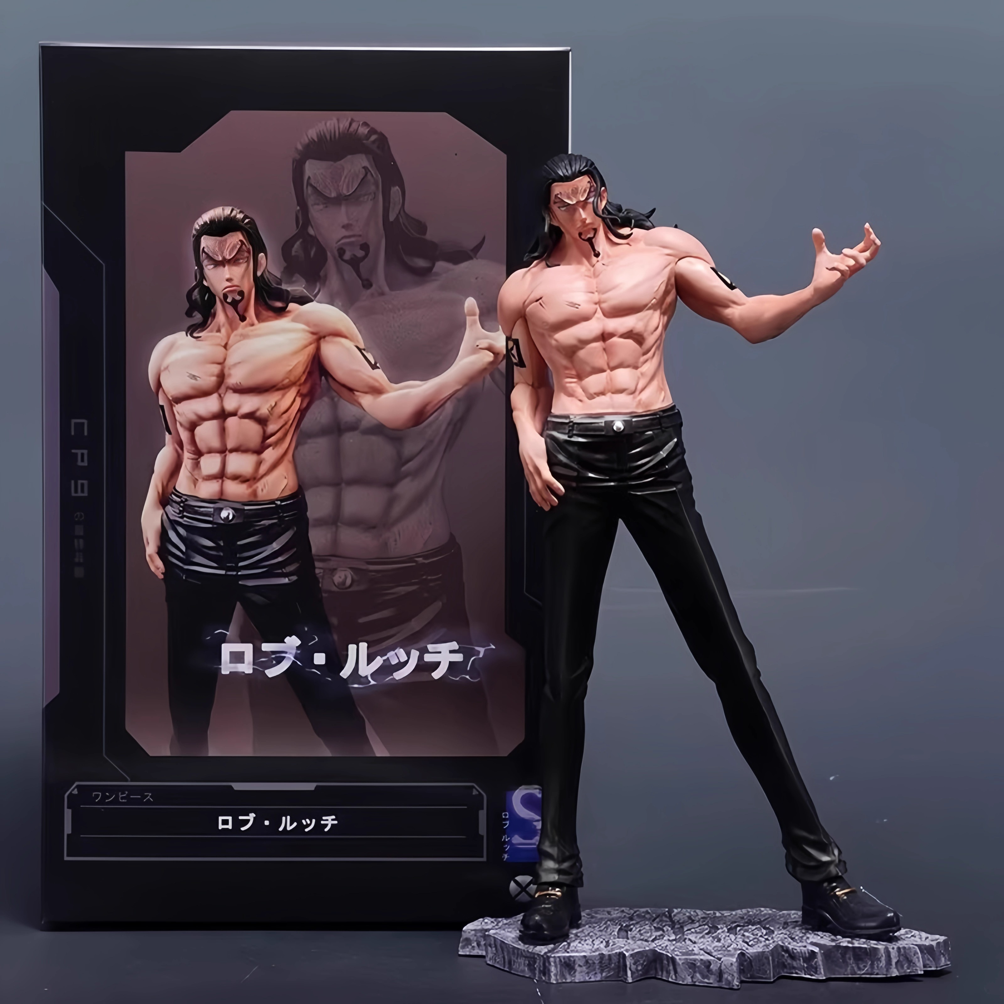 Dongguan stytle -One Piece Ry u ko Rob Lucci PVC Figure-