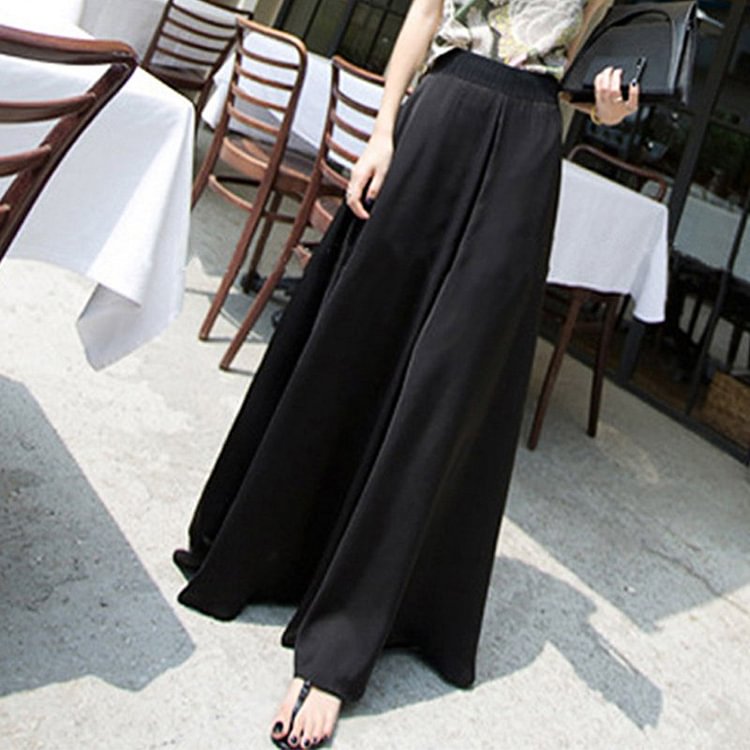 Boho Silk-Chiffon Pants QueenFunky