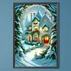 Snow Huts Carriages-Full Round Diamond Painting(40x60cm)