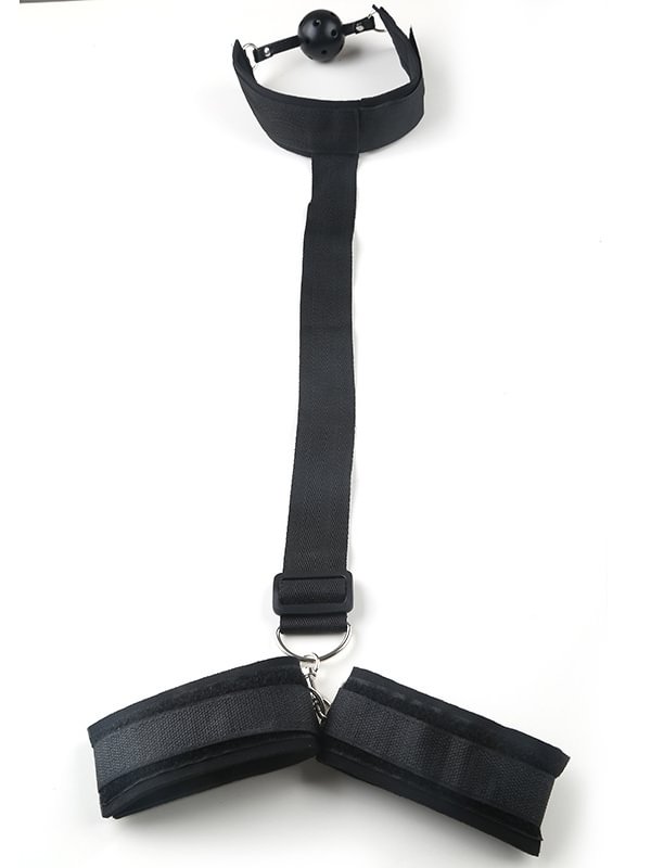 Adult Toy Ball Gag with Handcuffs  