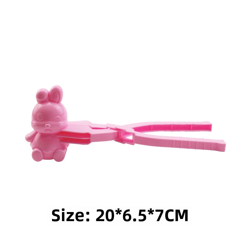 Children’s Winter Outdoor Toy Snow Clip Snowball Fight Artifact Snowflake Love Snowball Clip Play Snow Toy Sand Mold