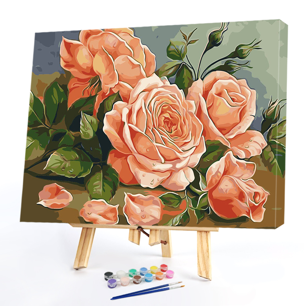 

40*50CM Paint By Numbers-Flowers, 501 Original