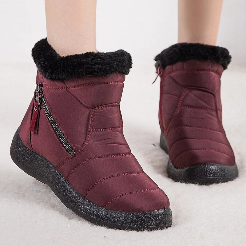Winter Warm Women Boots Classic Snow Boots For Women New Winter Shoes Women Waterproof Fabric Ankle Botas Mujer Female Botines