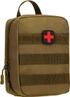 Taktische LEER Erste Hilfe Tasche mit Rotkreuz Patch 1000D Molle Pouch Notfalltasche Milit&auml;risch Wasserdicht f&uuml;r Camping Outdoor