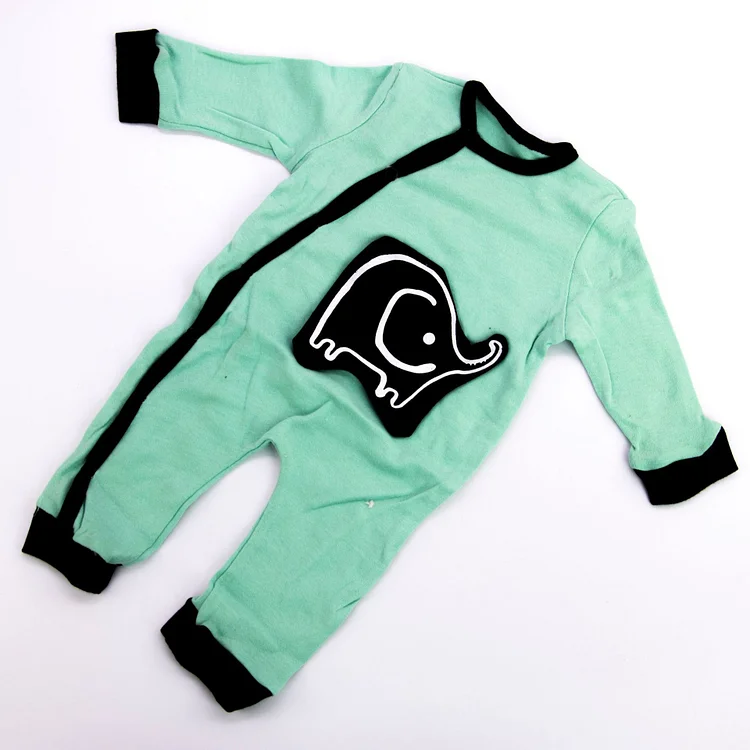  Elefant Romper Jumpsuit Set für 22''-23"Reborn Babypuppe Mädchen-Neue Produkte - RSDP-Rebornbabypuppen-Rebornbabypuppen.de