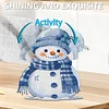 Snowman DIY Acrylic Shaking Head 5D DIY Diamond Art Tabletop Ornament Home Decor