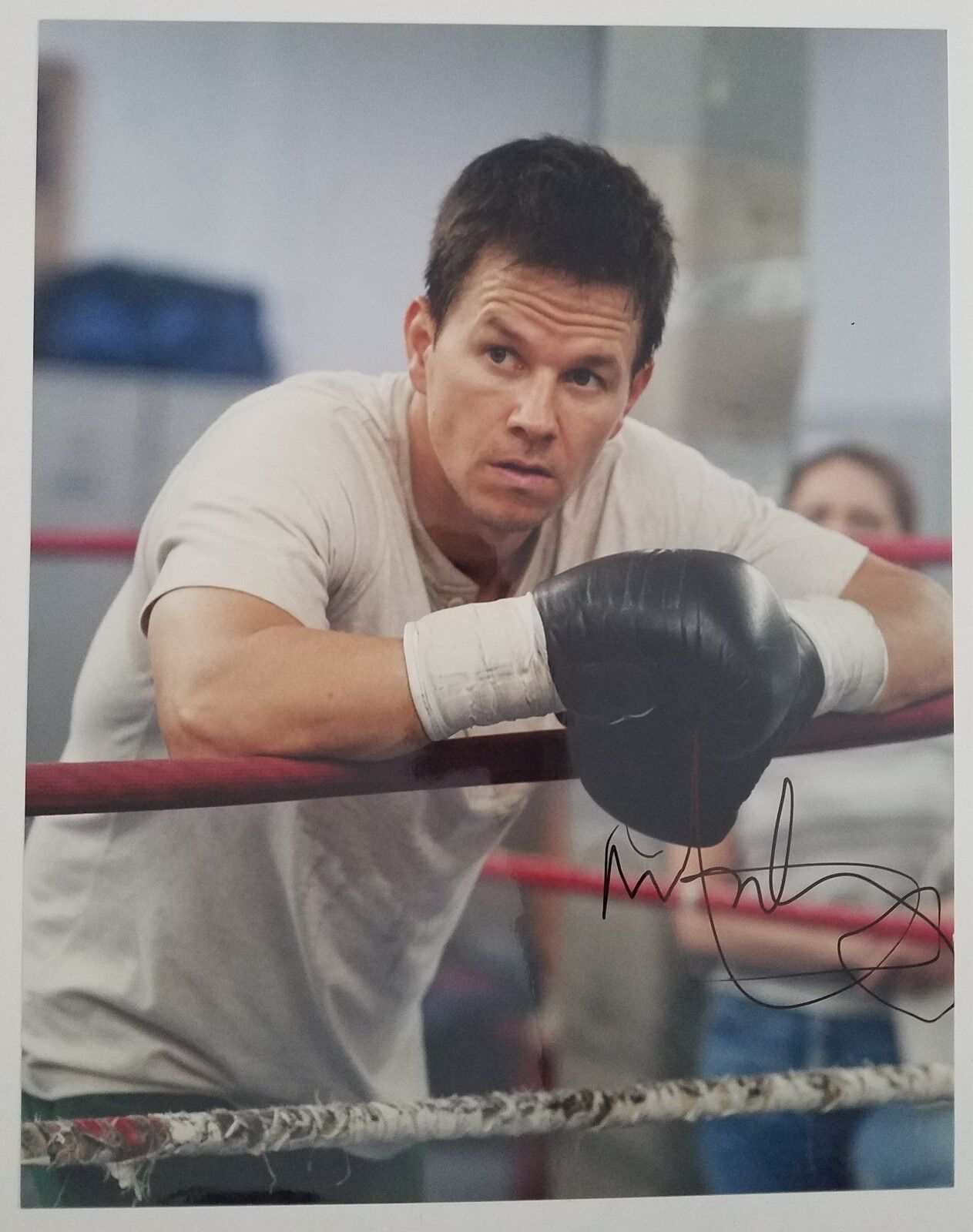 Mark Wahlberg Signed The Fighter 11x14 Photo Poster painting Micky Ward Boxing True Story RAD