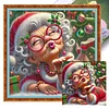 Grandma Santa-11CT Stamped Cross Stitch 40*40cm/15.75*15.75in