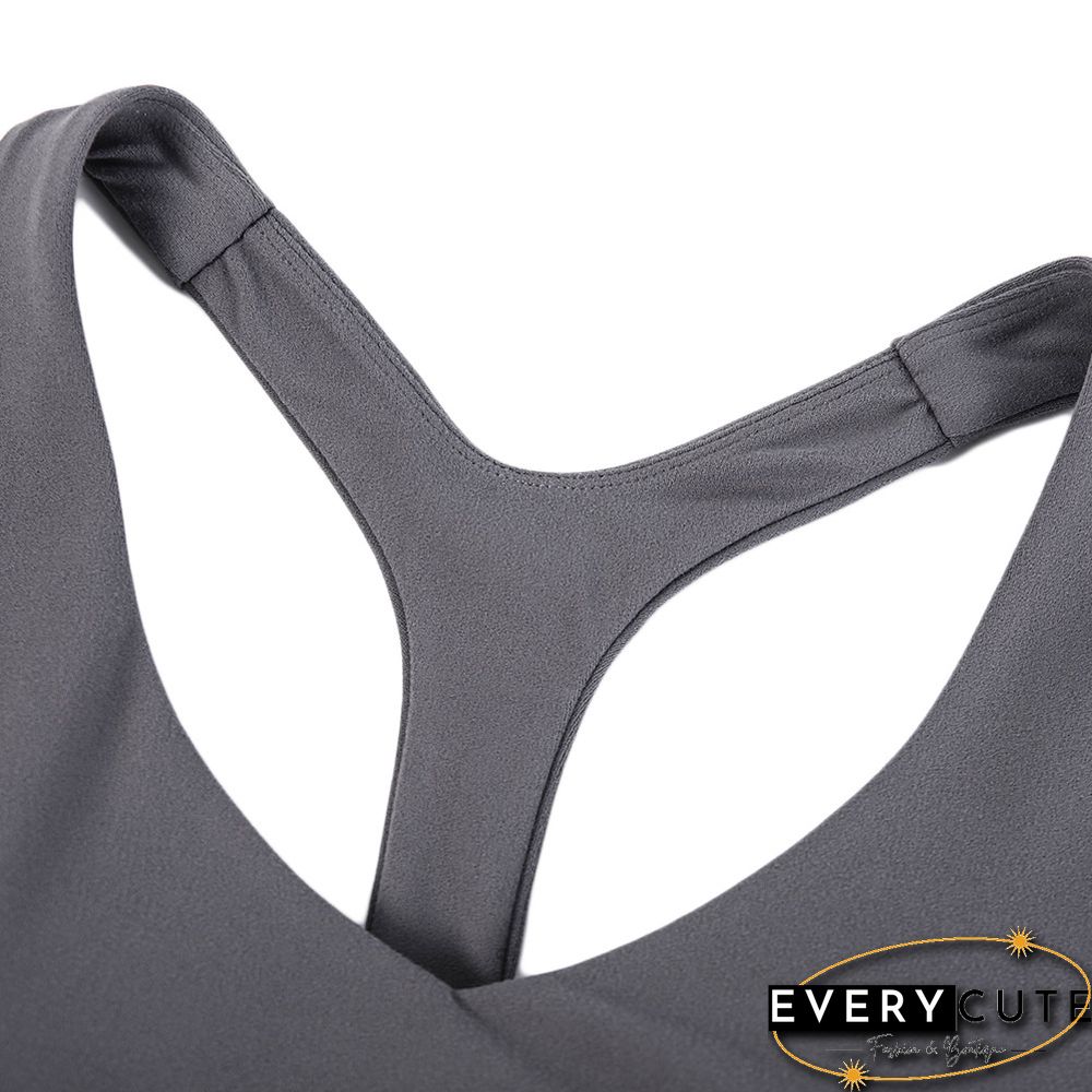 Titanium Y Back Push-up Sports Vest Bra