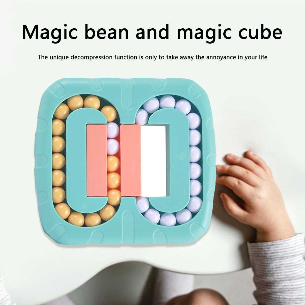 

Children Rotating Magical Soybean Fingertip Cube Stress Relief Puzzle Toy, 501 Original