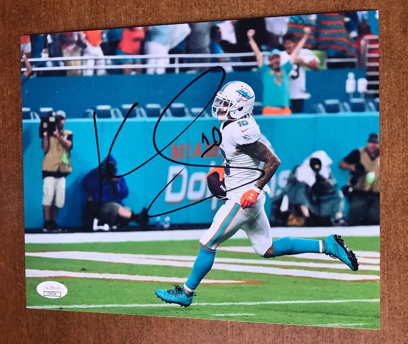 Kenny Stills Signed 8x10 Miami Dolphins Photo Poster painting JSA COA Autographed