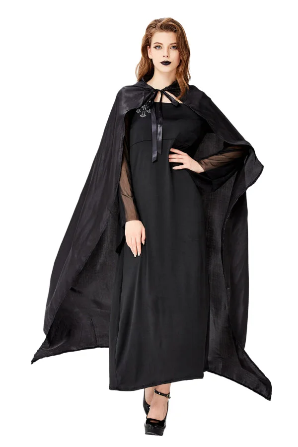 Adult Wicked Witch Costume For Halloween Party-elleschic