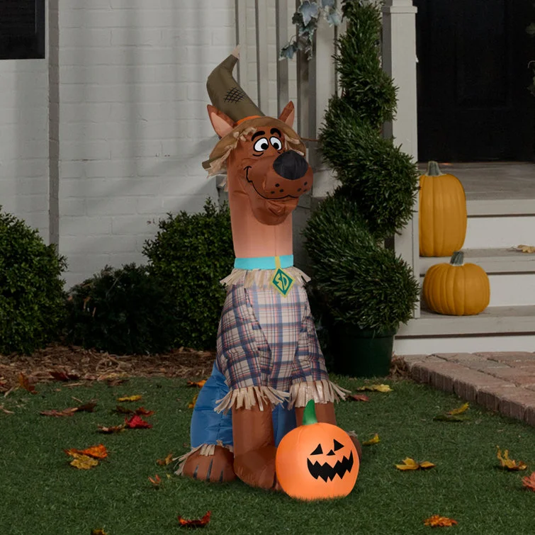 Airblown Scooby as Scarecrow Warner Brothers Inflatable