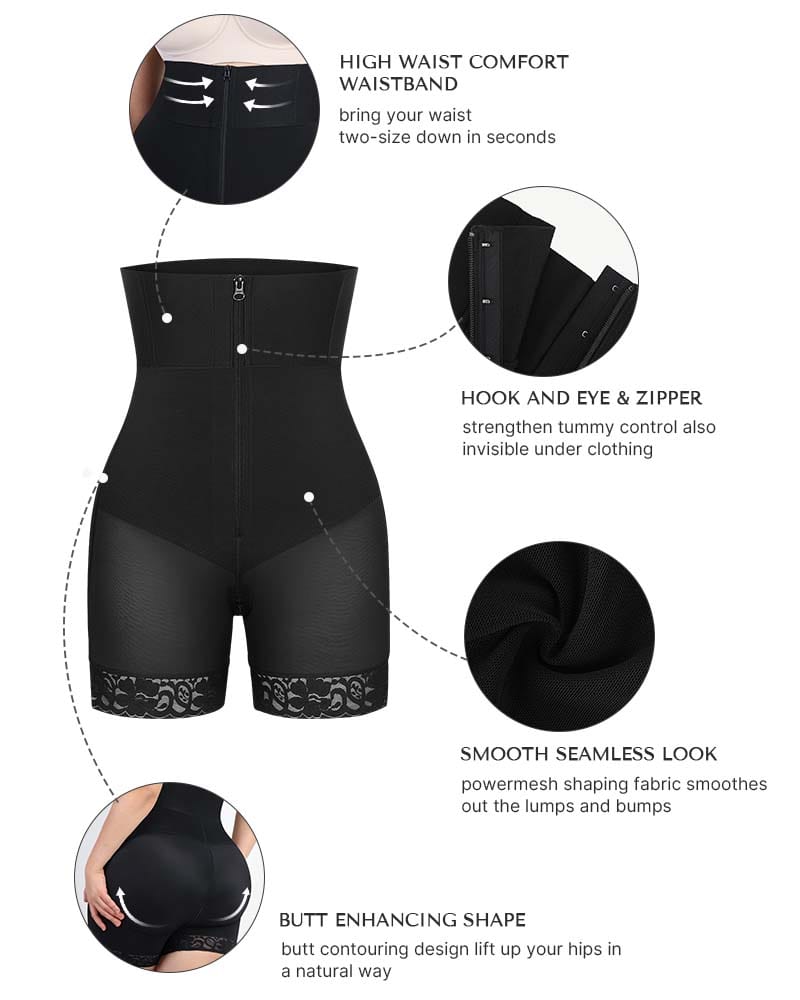 AirSlim® Boned Sculpt High Waist Shorts Butt Lifter Shorts, 41% OFF