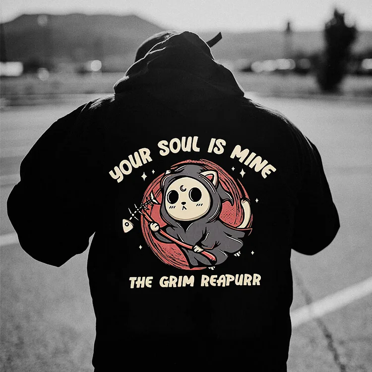 Your Soul Is Mine Printed Men's Hoodie