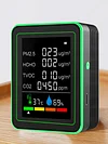 6 In 1 Air Quality Monitor PM2.5 CO2 HCHO TVOC Detector for Warehouse Laboratory