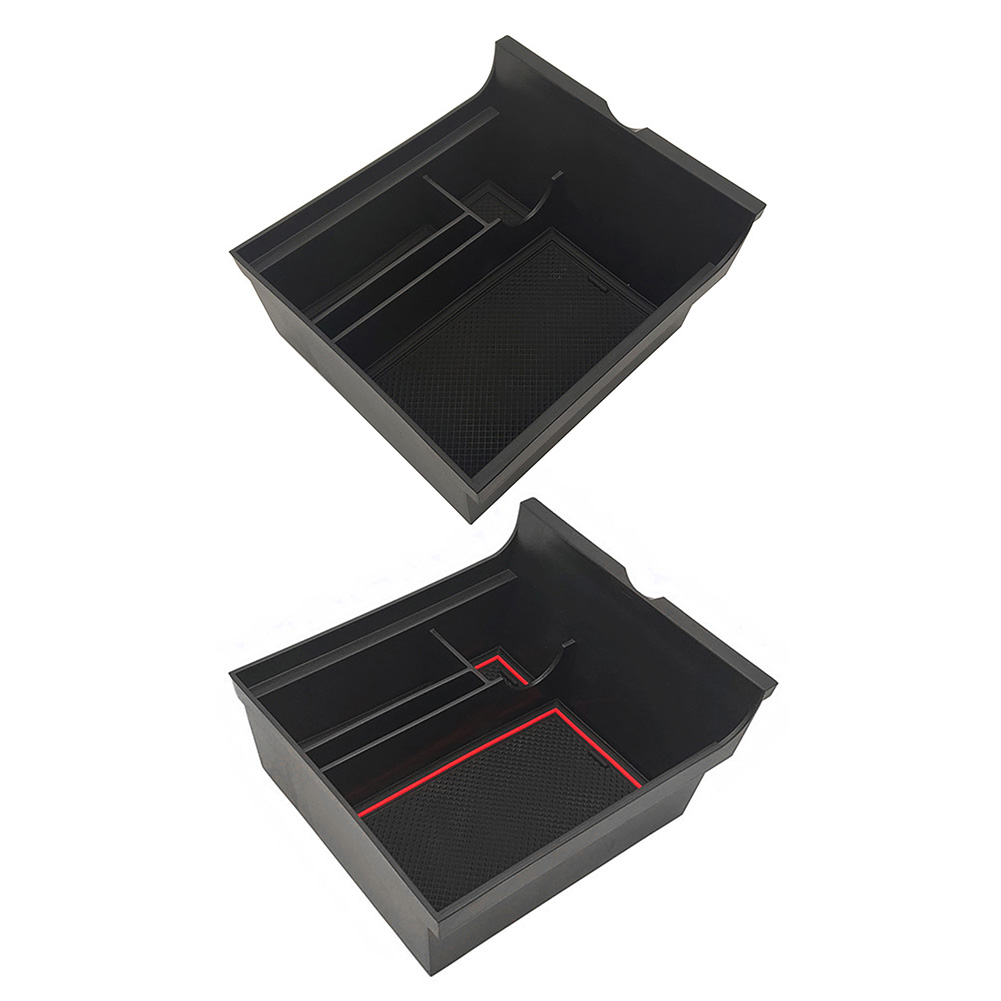 

Console Organizer Tray with Silicone Liner Mats for Tesla Model 3 2021, Black, 501 Original