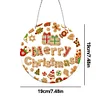 DIY Christmas Diamond Painting Double Sided Hanging Suncatcher Pendant