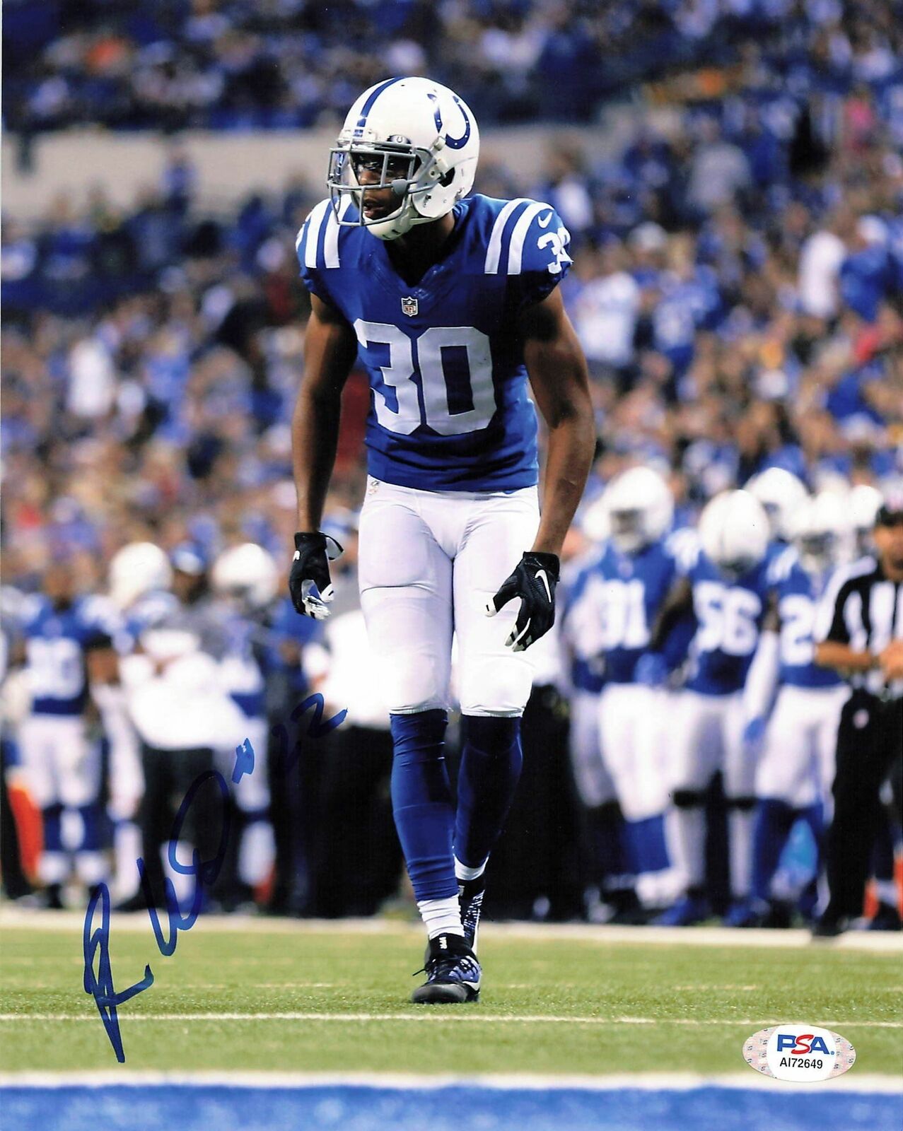 RASHAAN MELVIN Signed 8x10 Photo Poster painting PSA/DNA Indianapolis Colts Autographed