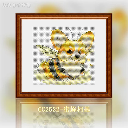 CC2255-The Fox Drinking Tea】_ 8.60_ Painting Fairy Cross