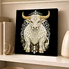 DIY Pearl Painting Cow for Home Wall Decor with Frame(30x30cm)