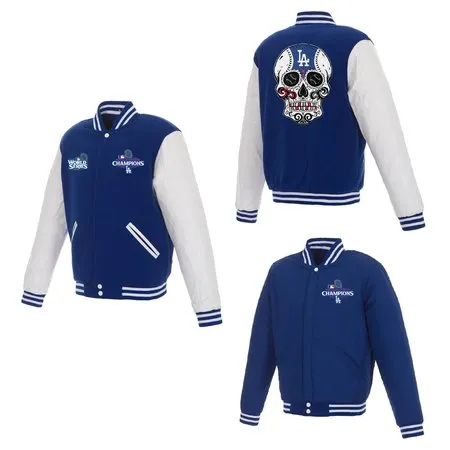 Los Angeles Dodgers 2024 World Series Champions Reversible Jacket 3K7Q
