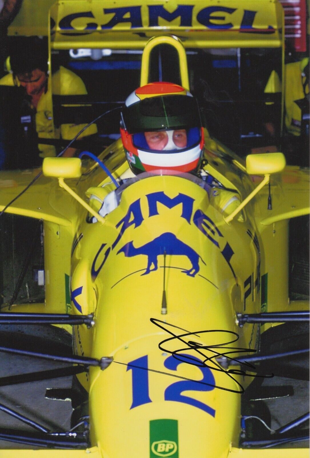 Johnny Herbert Hand Signed 12x8 Photo Poster painting - Formula 1 Autograph 1.