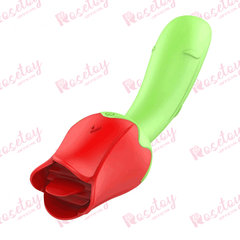 Fairy Dream Rose Tongue Licking Vibrator - Rose Toy