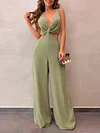 Irregular Clipping Wide Leg Jumpsuits