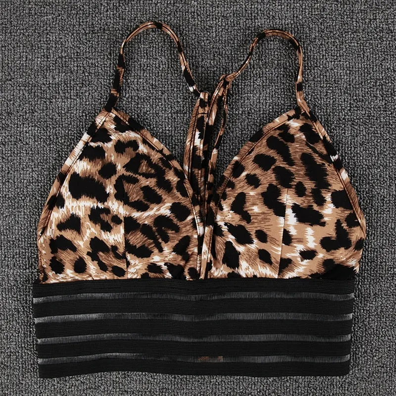 Skinny Sexy Gym Tracksuit Women Leopard Printed Skinny Fitness Two Piece Set Outfits Running Training Workout Sportswear