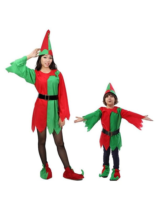 Elf Cosplay Christmas Family Costume-elleschic