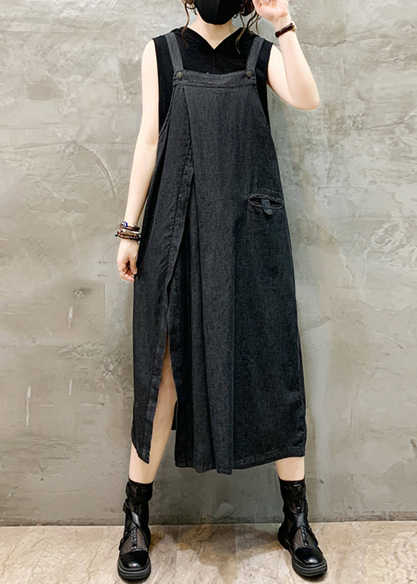 Black Backless with Pockets