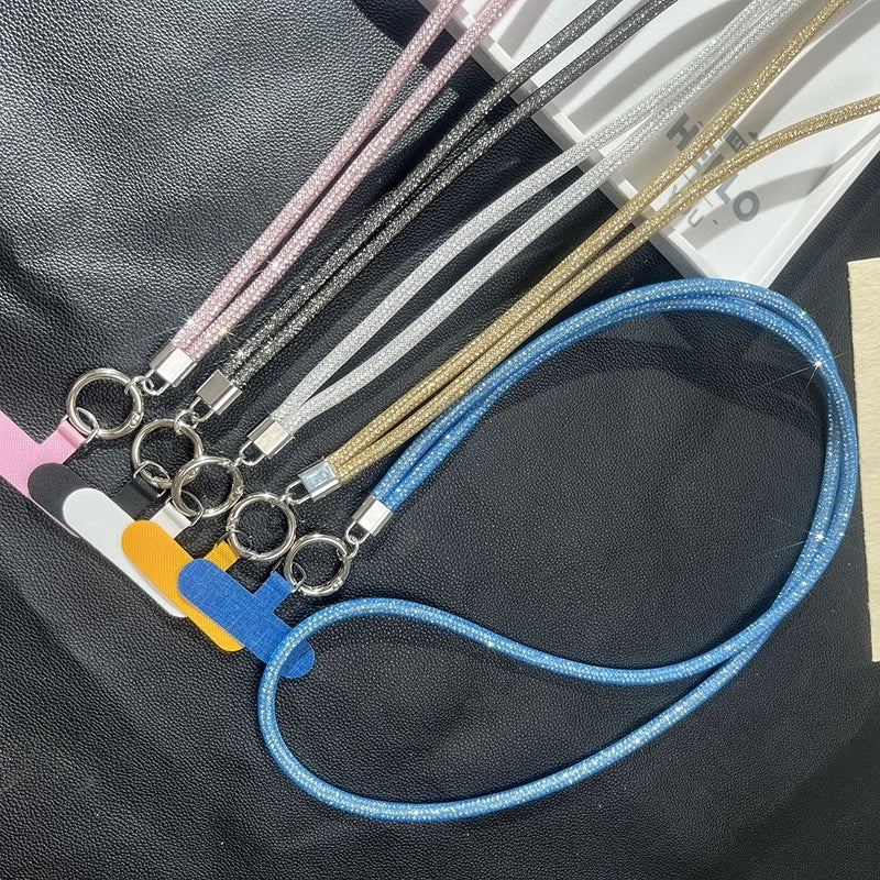 Basic Solid Color Plastic Resin Mobile Phone Chain