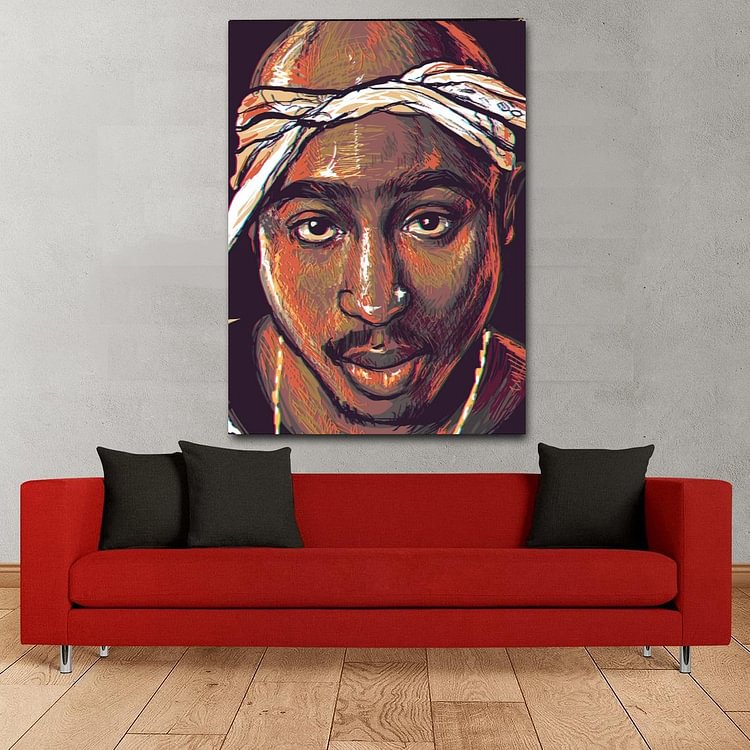 2Pac Tupac Shakur Classic Canvas Wall Art
