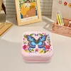 (US Only)Butterfly DIY Diamond Painting Jewelry Special Shaped Diamond Portable Organizer