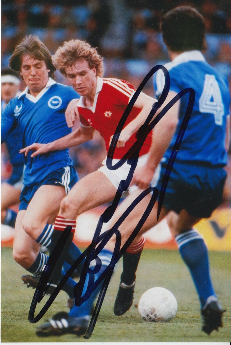 MANCHESTER UNITED HAND SIGNED SCOTT MCGARVEY 6X4 Photo Poster painting.