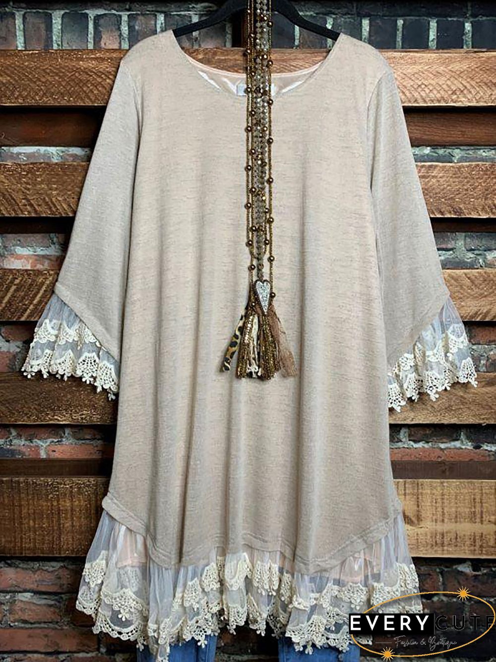 Basic Solid A-Line Tops