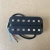Black, Neck/Bridge,Les Paul LP Humbucker Pickup (Alnico5 Bar)