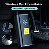 Electric Tire Inflator 150 PSI LCD Display Portable Car Air Compressor Air Pump
