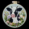 Cow-Embroidery Kit