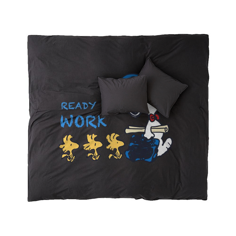 Ready To Work, Snoopy Duvet Cover Set