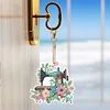 9pcs Sewing Machine DIY Diamond Art Keychains