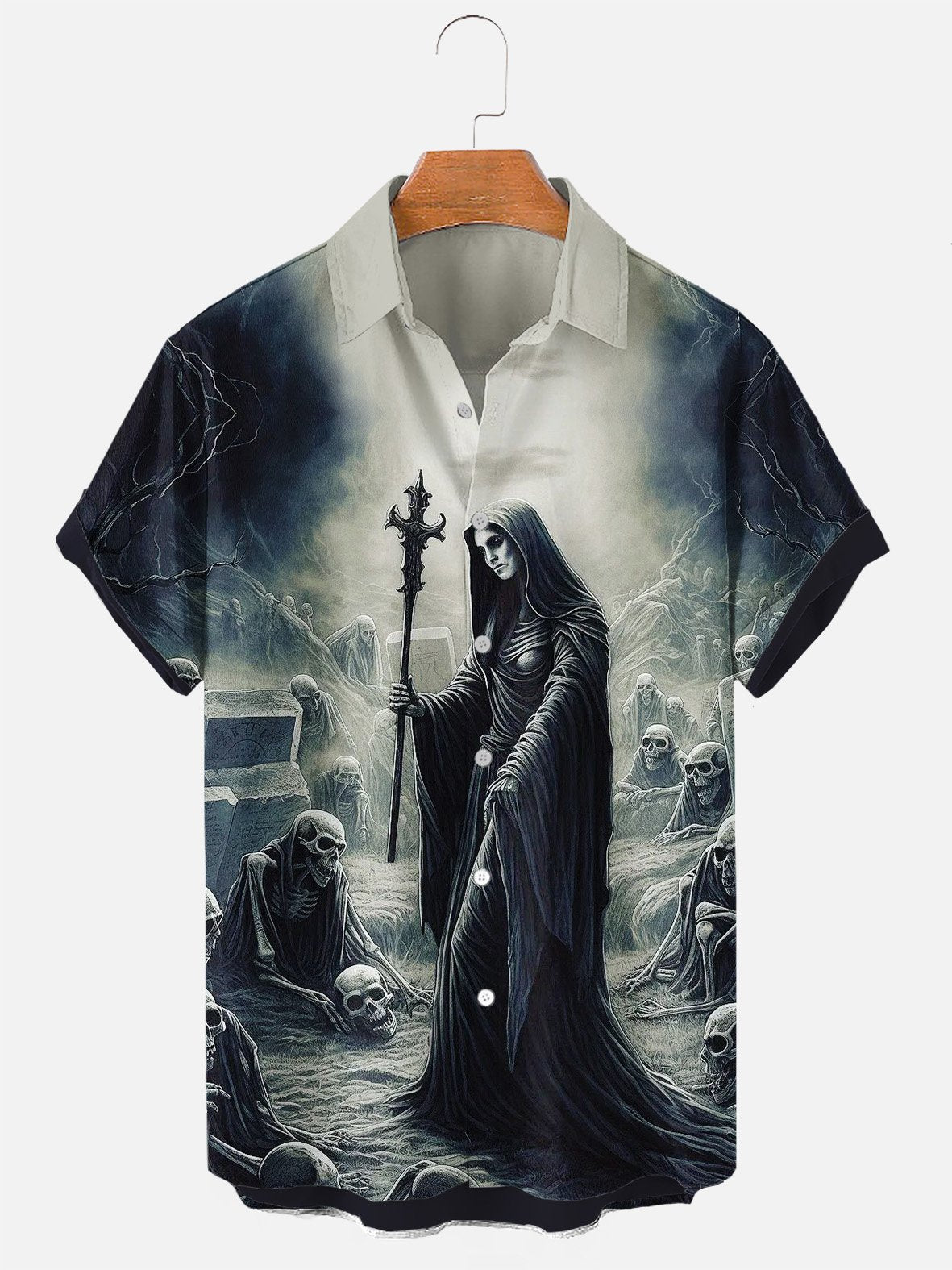 Men´s Grim Reaper Halloween Shirt