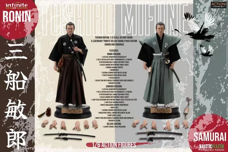 PRE-ORDER Infinite Statue X Kaustic Plastik Studio - Toshiro Mifune Samurai  1/6 Scale Statue (GK)