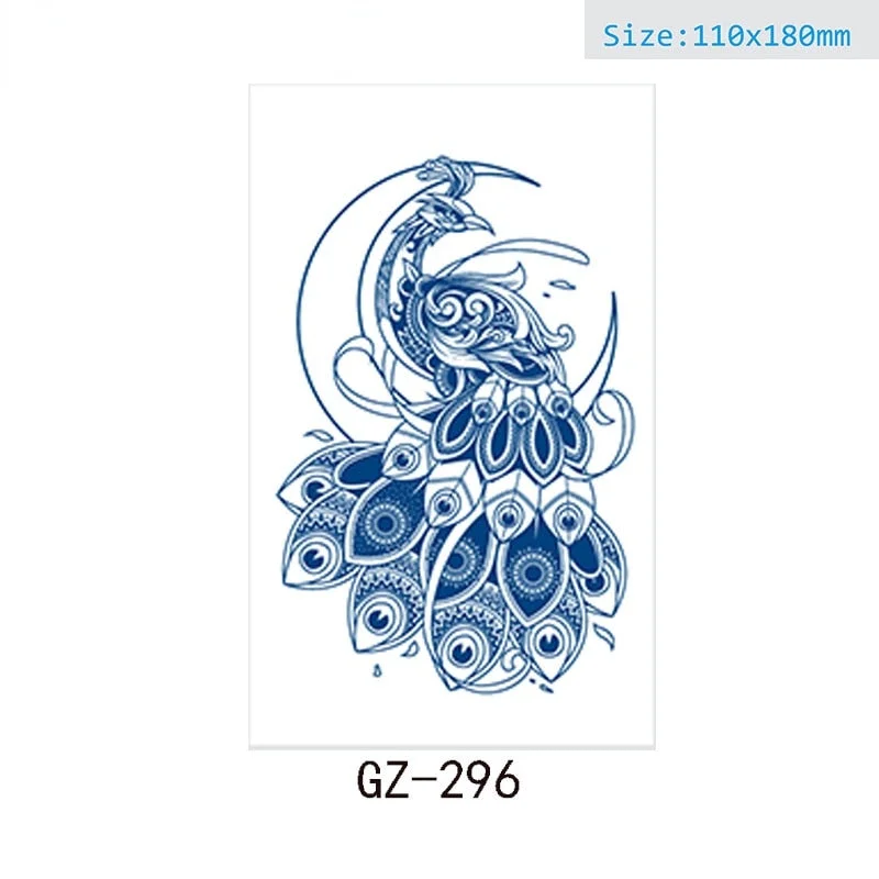 Net Red Herbal Juice Semi-permanent Waterproof Sweat-proof Tattoo Masking Scar Tattoo Sticker Herbal Juice Tattoo Sticker