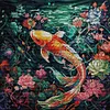Fish-14CT Stamped Cross Stitch 36*36cm/14.17*14.17in tapestrymarket