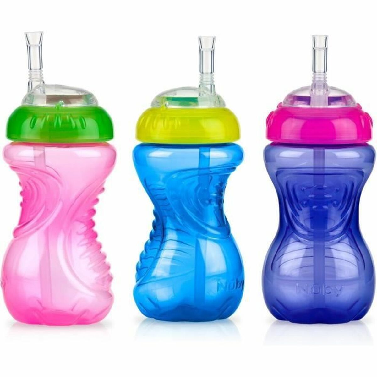 Training Glass N&ucirc;by Multicolour 300 ml 3 Pieces