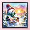 (Multi-Style) Christmas-11CT Stamped Cross Stitch 40*40cm/15.75*15.75in