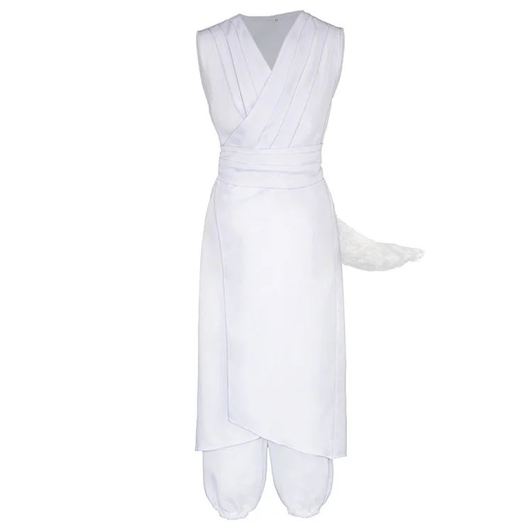 YuYu Hakusho Kurama White Set Outfits Cosplay Costume Halloween Carnival Suit